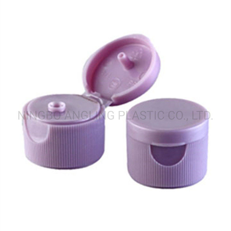 Yuyao Cheaper 24410 Ribbed Plastic Flip Top Cap in Colors Customized Request Customization